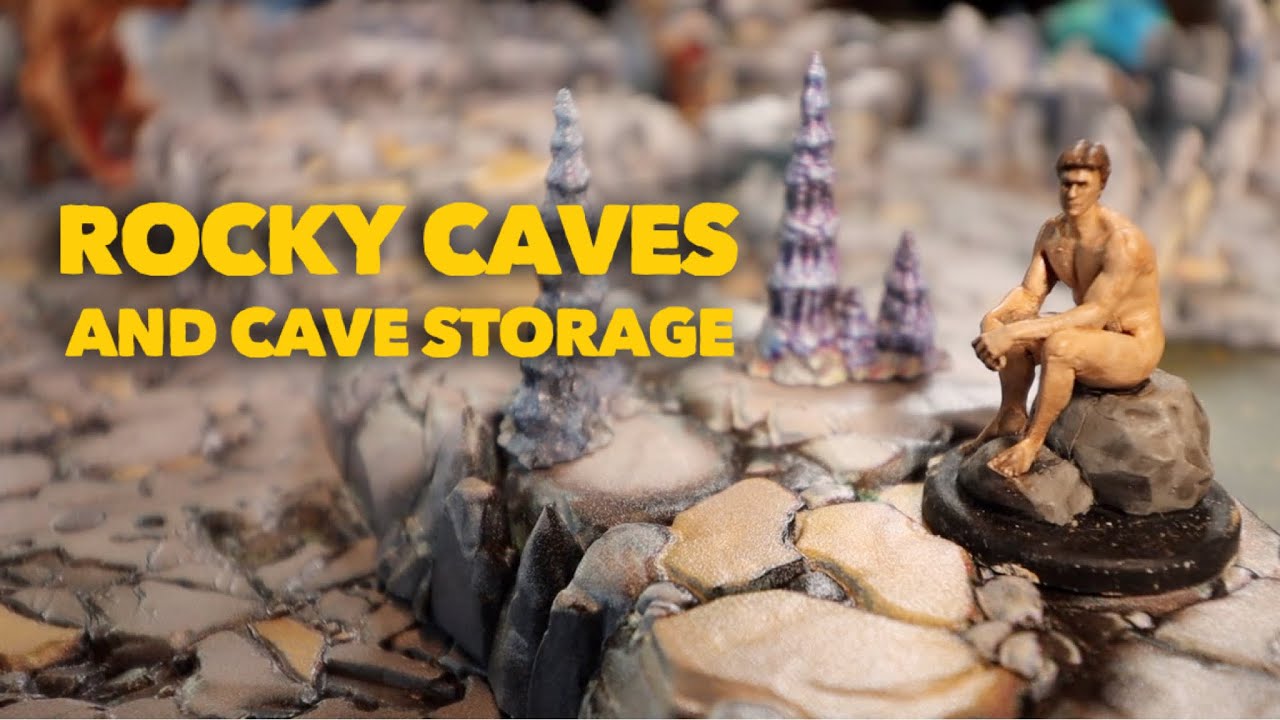 The Rocky Caves and Storing My Dungeons and Lasers Caves