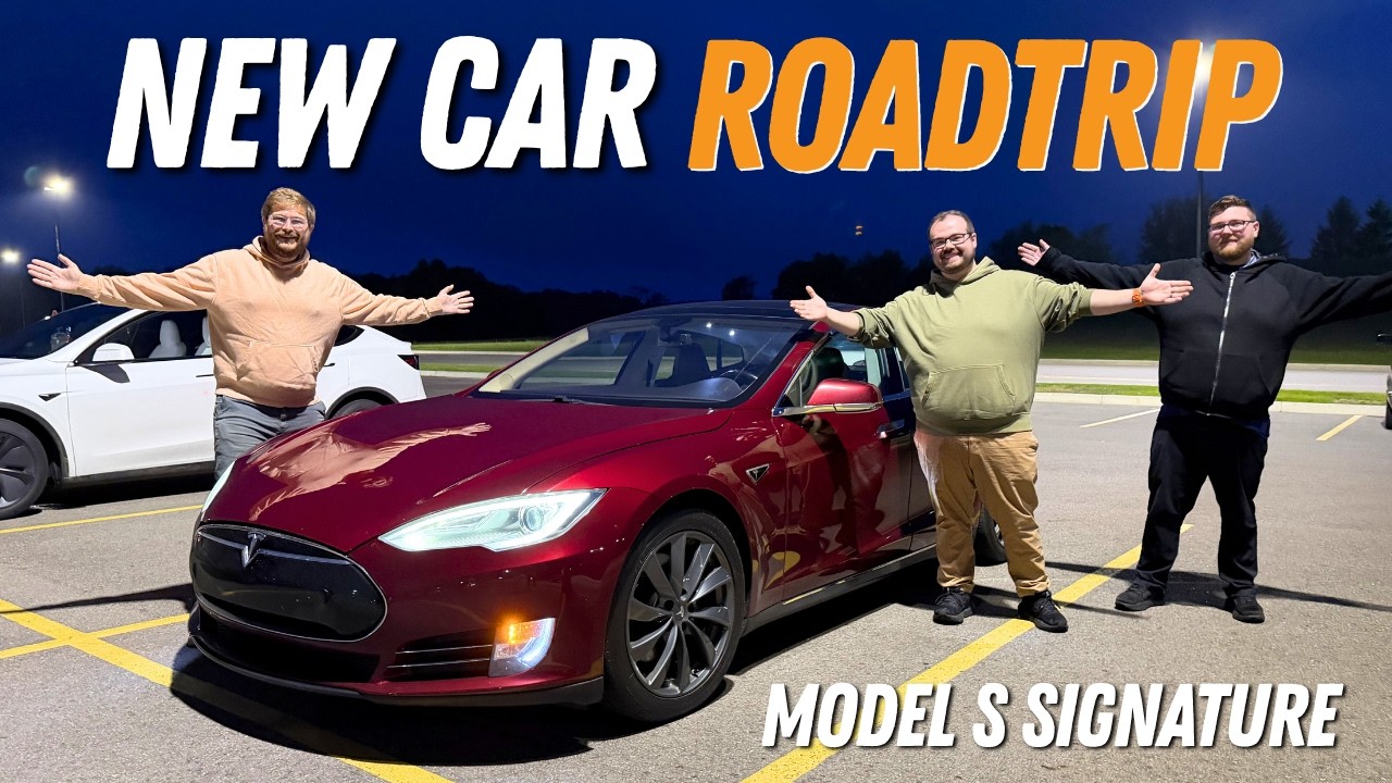 Путешествие во времени! Автопутешествие на Tesla Model S Signature 2012 года