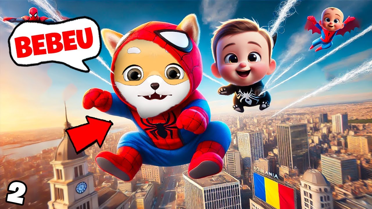 BEBE SPIDERMAN la Scoala..?! VIATA LUI