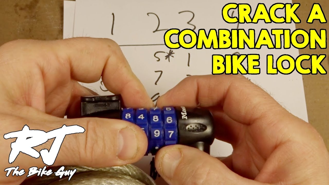 How To Open Bike Lock Without Combination - Advanced Lesson