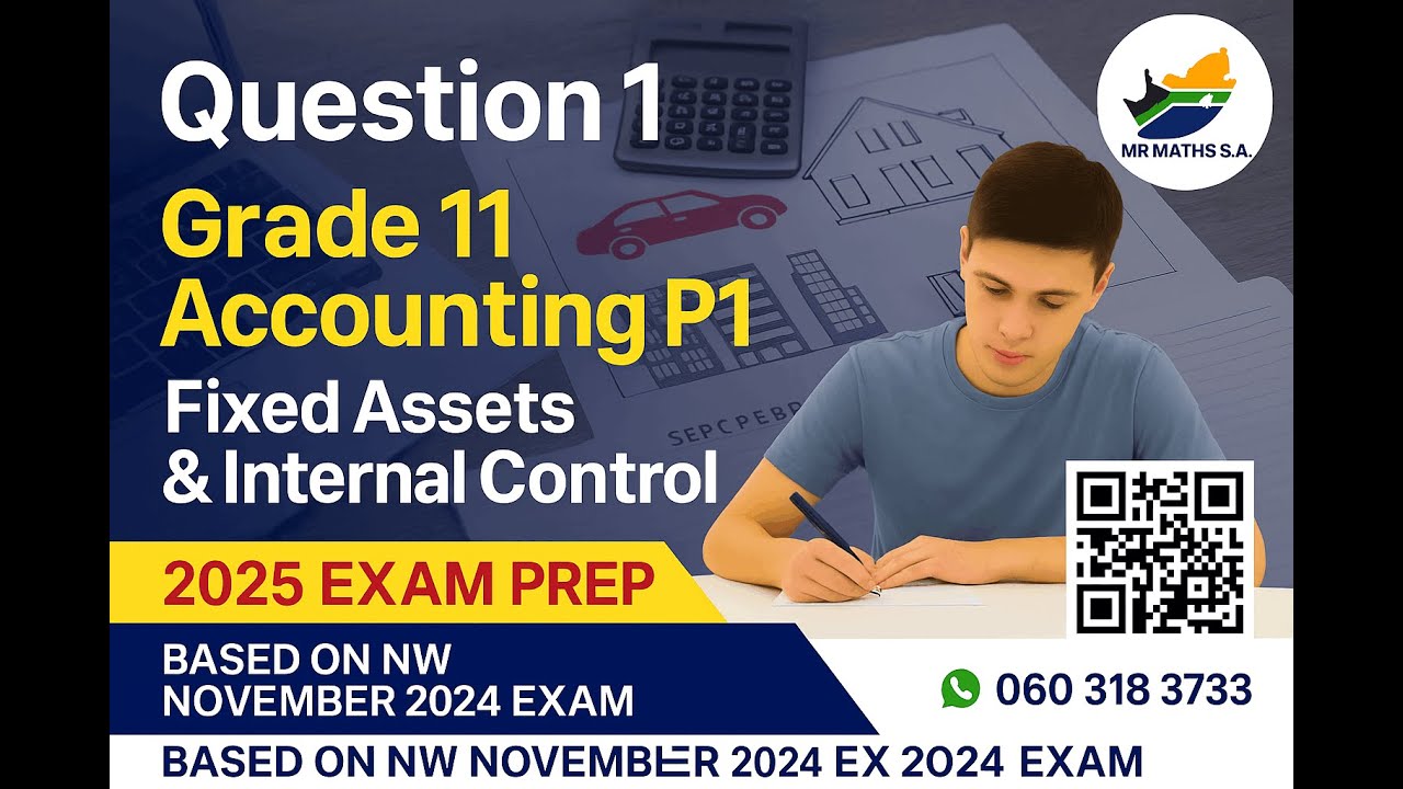 Grade 11 Accounting | Question 1: Fixed Assets & Internal Control | NW November 2024 Paper 1