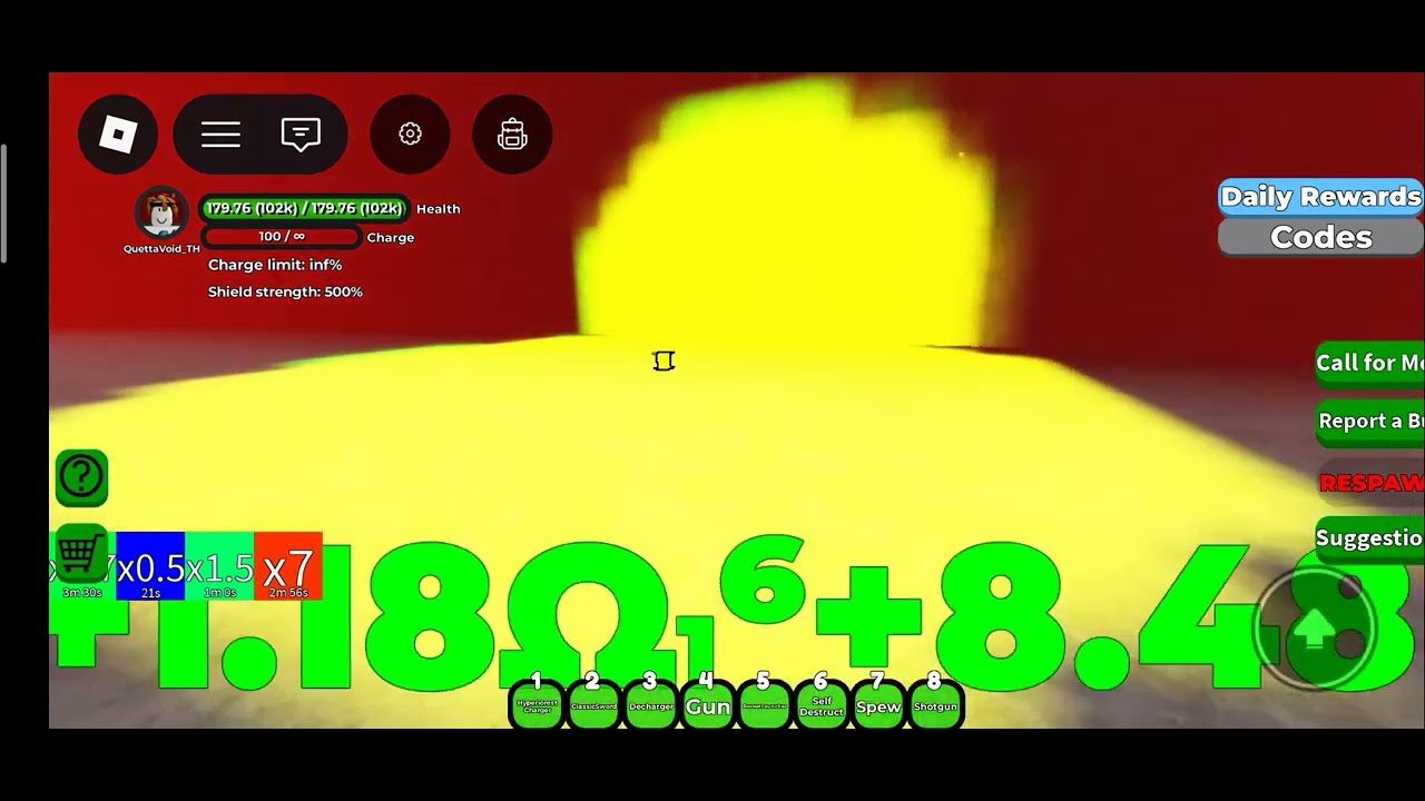 Roblox Be a battery | OMEGA 8 