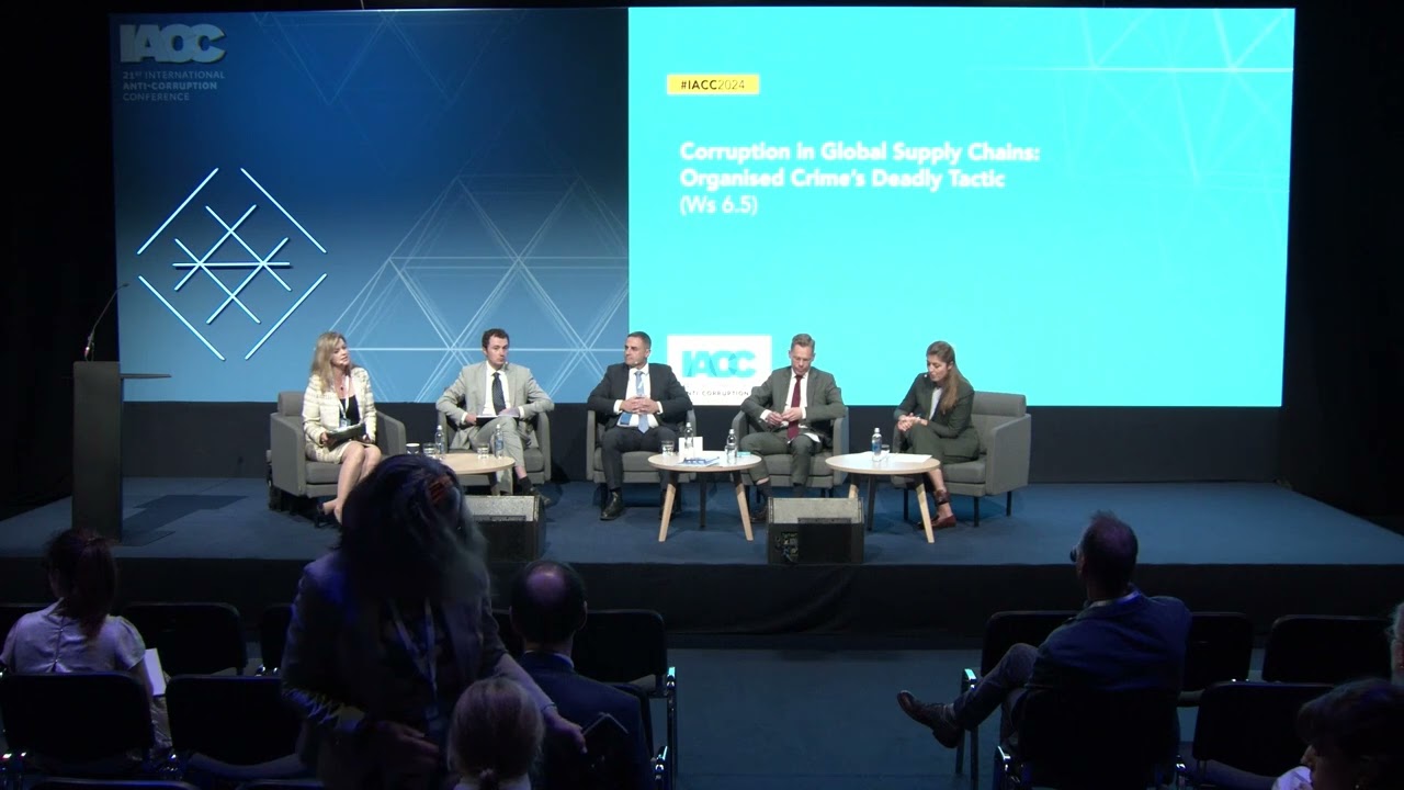 #IACC2024 | Corruption in Global Supply Chains: Organised Crime&rsquo;s Deadly Tactic