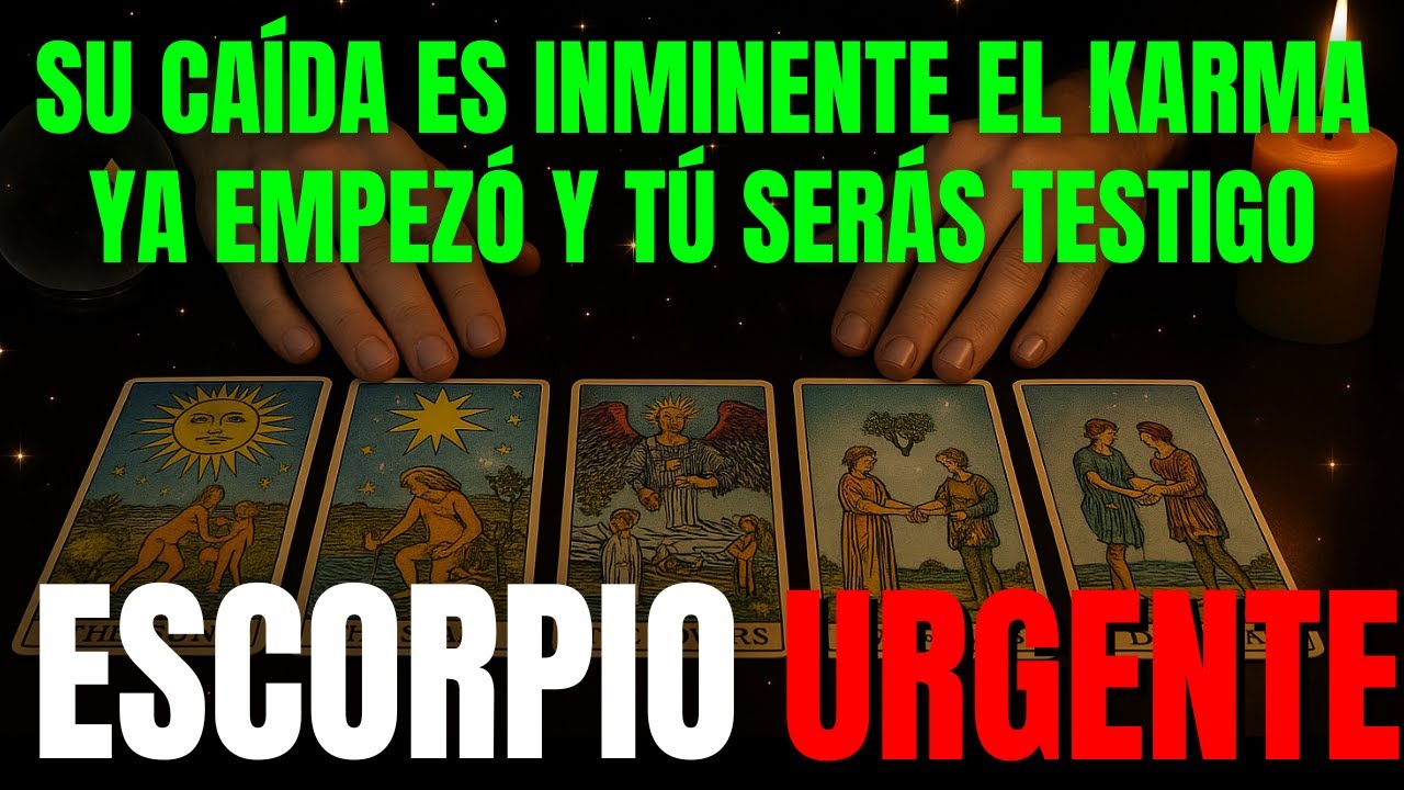 ♏ ESCORPIO‼️⚰️ CAE LA PERSONA QUE TE TRAICIONÓ - KARMA ACTÚA AHORA - VERÁS TODO 🔥