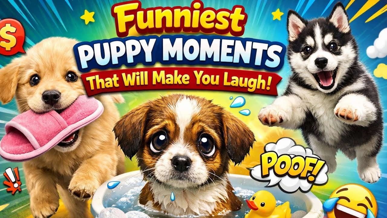 Funniest Puppy Moments That Will Make You Laugh! 🐾