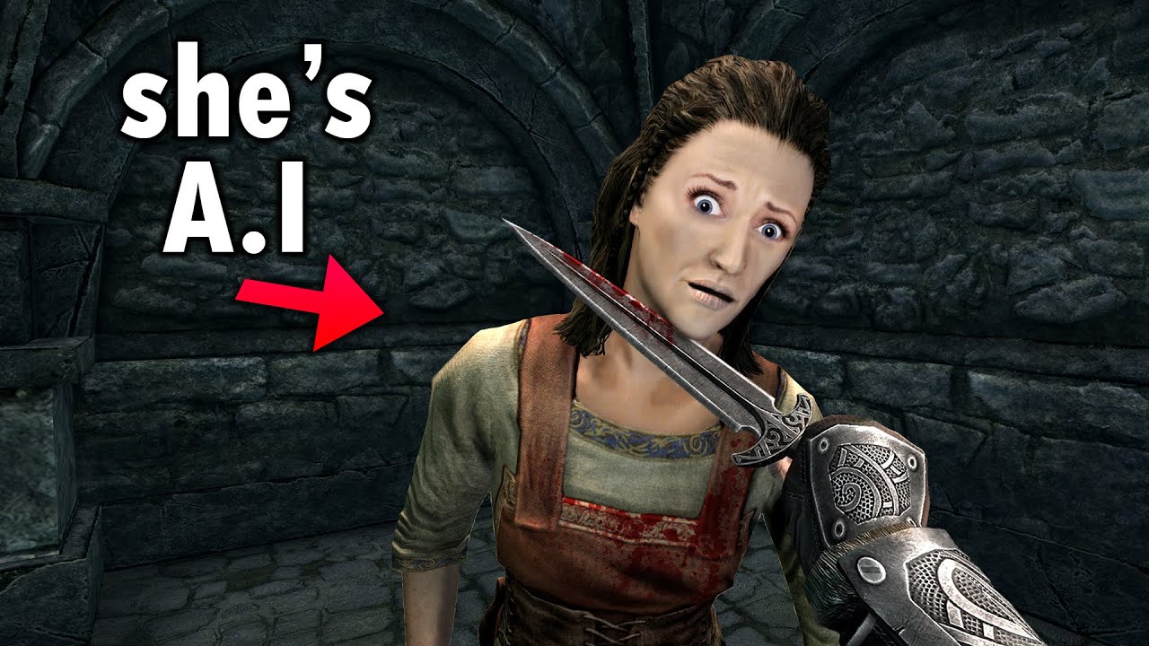 the new Skyrim VR experience with AI changed my life...