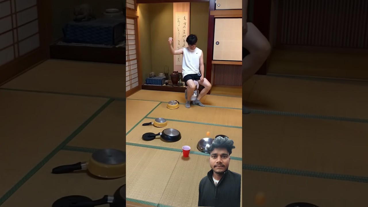 Ping Pong Trick Shots!💌