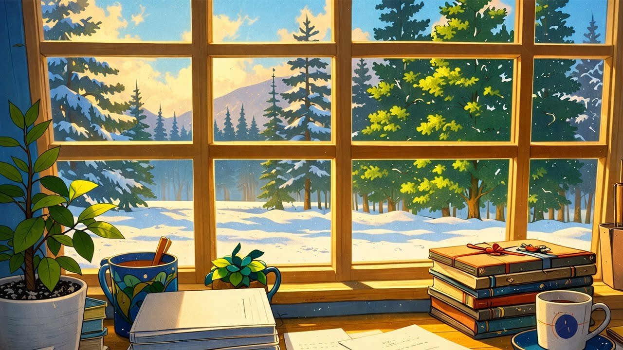 Live Aquarium Lofi Vibes🦐 Rain Chillhop Beats | to Relax, Study, Focus, Read #166