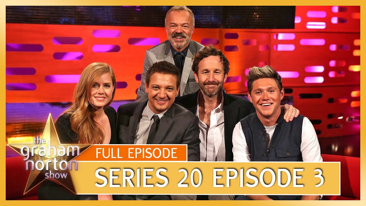 S20 E03 - The Graham Norton Show | Full Episode | Amy Adams, Jeremy Renner, Chris O'Dowd