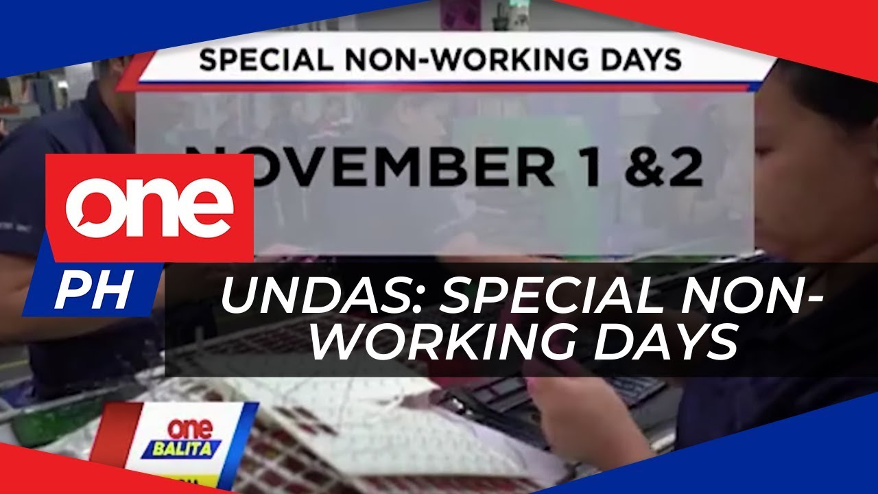 Nov. 1 & 2, special non-working days ayon sa DOLE | ONE BALITA