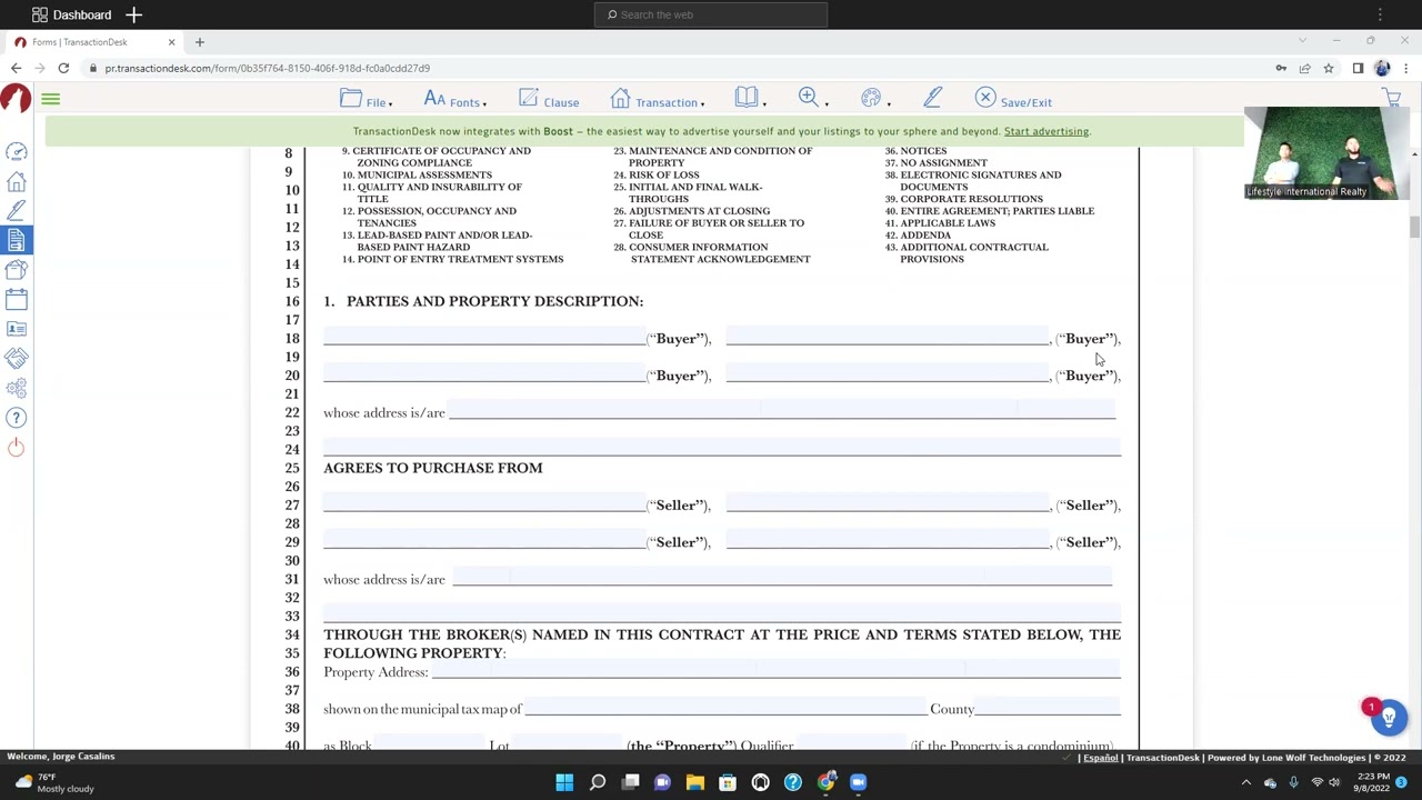 Back to Basics - The Real Estate Contract New Jersey