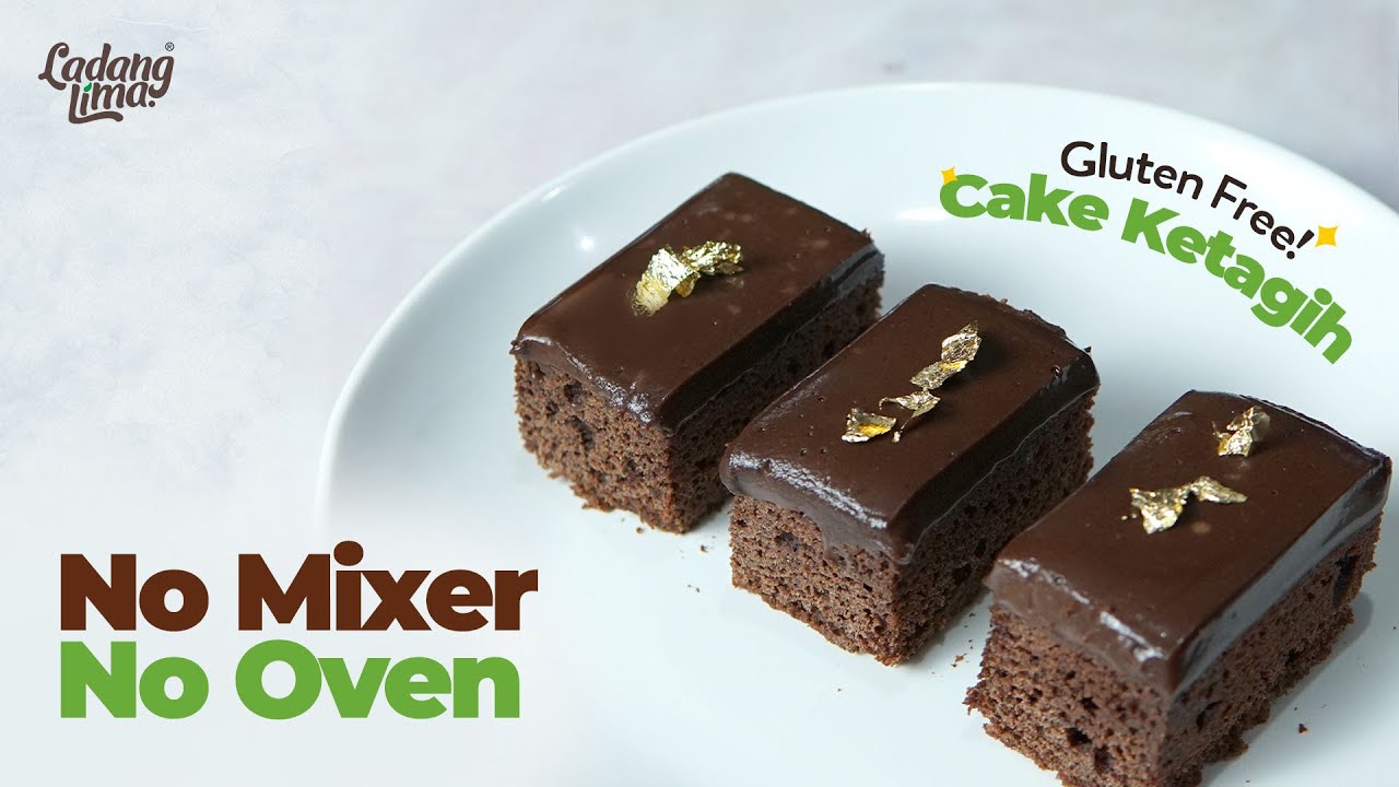 BIKIN NAGIH! CAKE KETAGIH GLUTEN FREE TANPA MIXER TANPA OVEN!