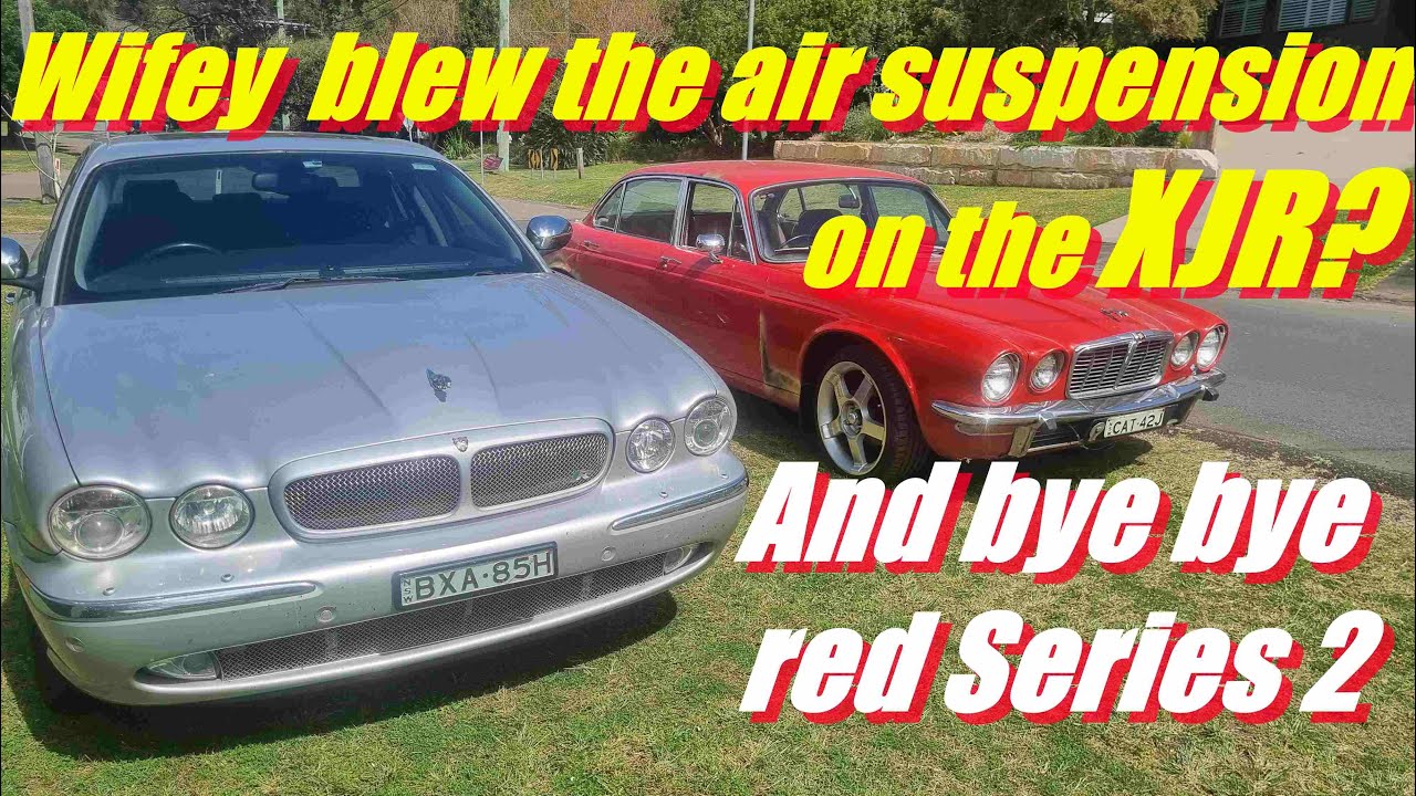 Why did my Jaguar XJR X350 blow a near new Bilstein air strut? And sadly I sold the red Series 2