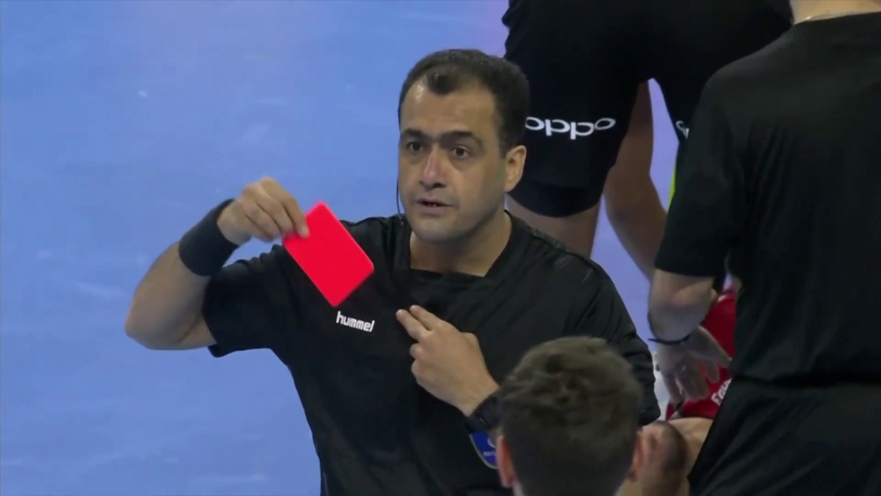 Progressive line — Red or blue card 3 | Video analysis | IHF Education Centre