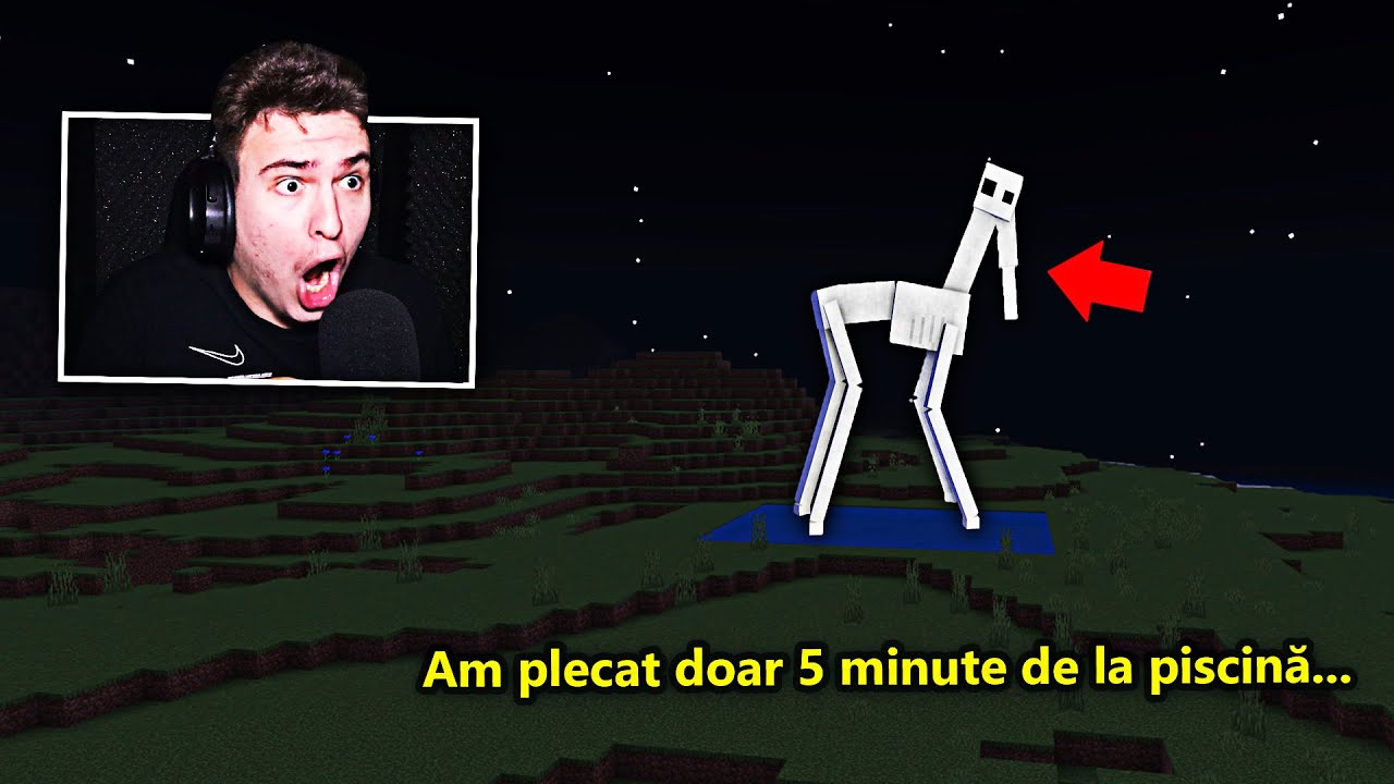 Am plecat 5 minute de la piscina mea.. și când m-am întors, am fost șocat ! (Minecraft)