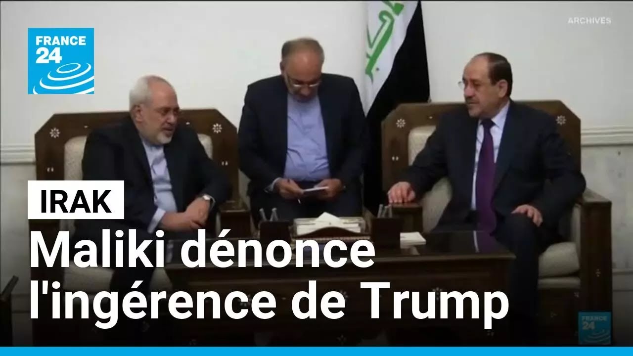 Irak : Maliki, candidat au poste de Premier ministre, dénonce l'ingérence de Trump • FRANCE 24