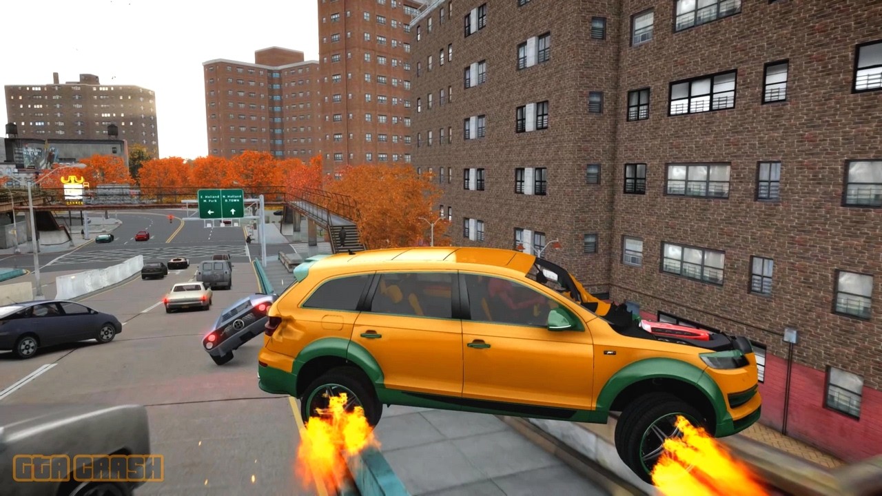 GTA 4 CRASH TESTING REAL CAR 790