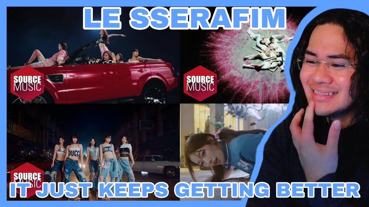 LE SSERAFIM | THEY JUST DON'T MISS | FEARLESS, Impurities, UNFORGIVEN, DIFFERENT MVs | REACTION