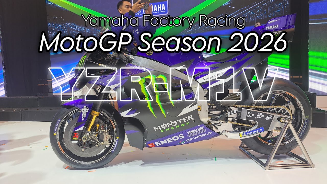 MELIHAT DARI DEKAT YAMAHA YZR-M1V SIAP TURUN MOTOGP 2026