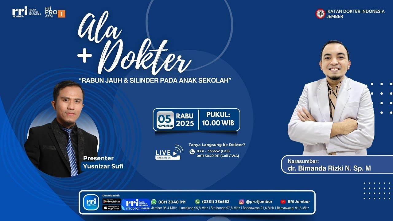 ALA DOKTER | RABUN JAUH & SILINDER PADA ANAK SEKOLAH