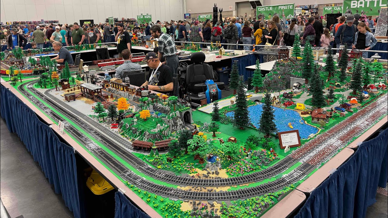 LEGO Train Layout By Ridgefield Brick Built Trains - Bricks Cascade 2025