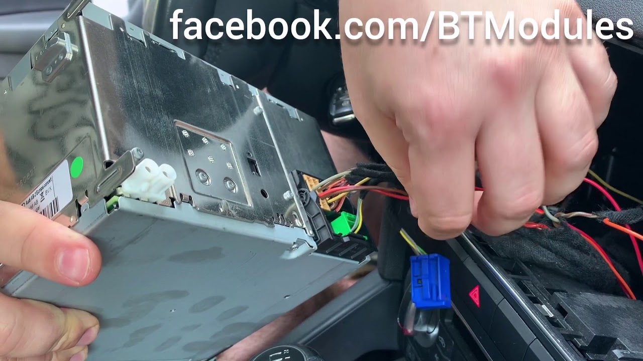 Montaż zmieniarki bluetooth Audi Concert