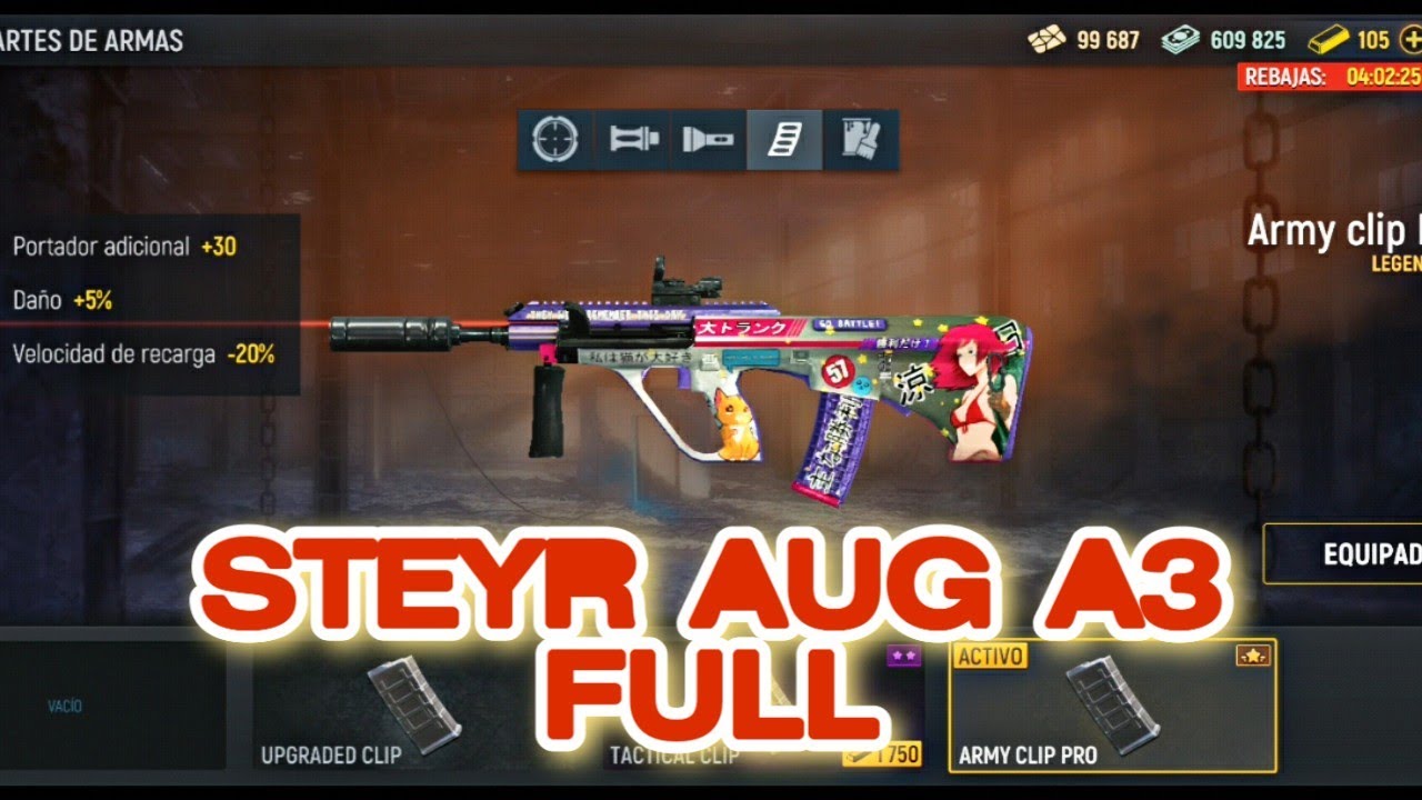 STEYR AUG A3 FULL (ACCESORIOS LEGENDARIOS) - MODERN OPS!