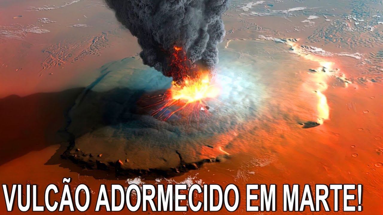 A descoberta de um vulcão em Marte! O objeto mais impressionante do planeta