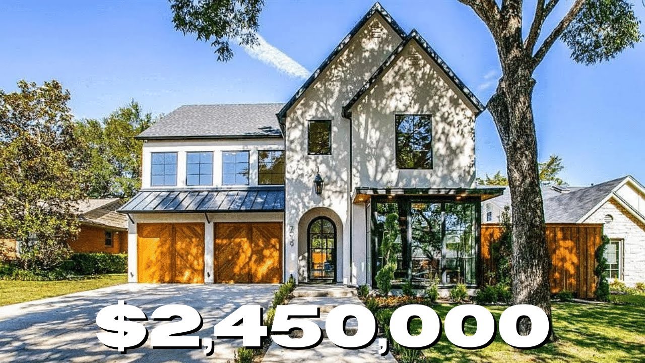 INSIDE A $2.4M MODERN TUDOR HOUSE IN DALLAS TEXAS | 4 BED | 4.1 BATH | 2 CAR GARAGE | 4,397 Sq Ft