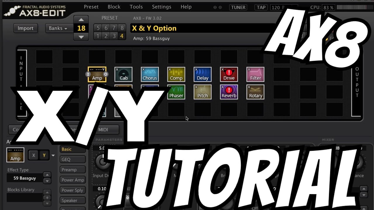 Fractal Audio AX8: X/Y Tutorial [X/Y Switching; Benefits; How to; Uses]