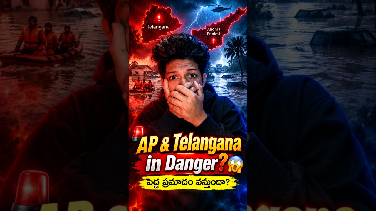 🤯The Real Reason Behind Andhra Pradesh & Telangana Floods 😱 | Telugu Facts #Shorts
