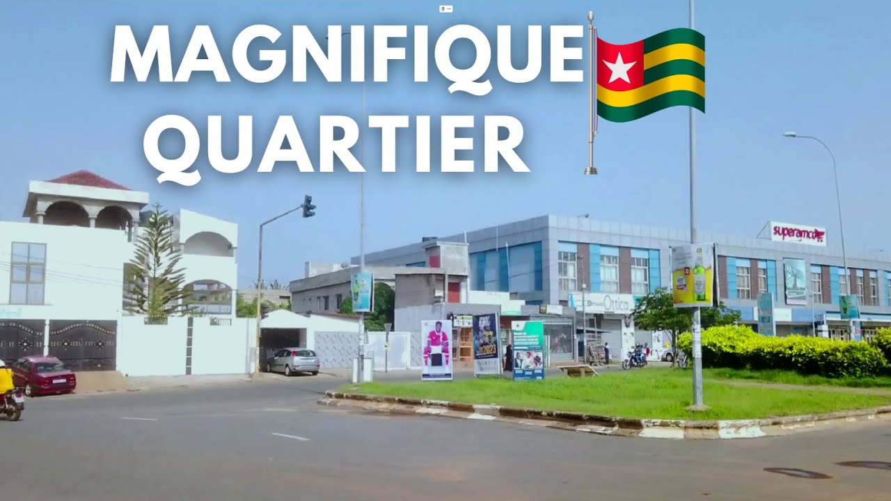 Magnifique quartier à bas prix de Lomé, au Togo