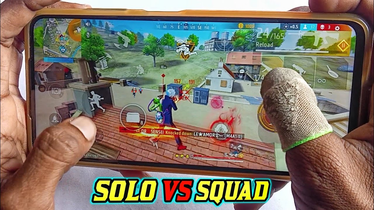 POCO X3 PRO: 4 Finger HUD ⚡ Solo vs Squad Gameplay (Handcam) - OR SENSEI 🔥
