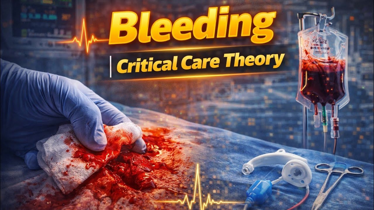 محاضرة ال bleeding p1 || كريتيكال نظري