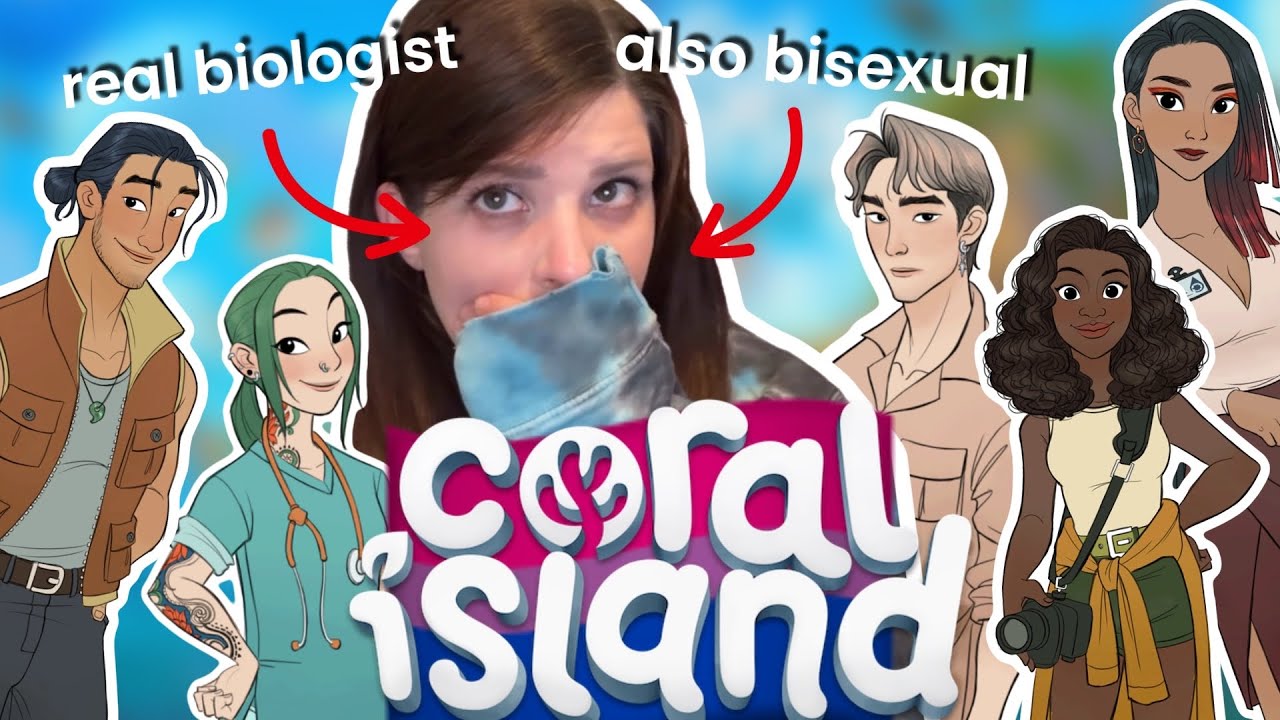 Морской биолог впервые играет в Coral Island