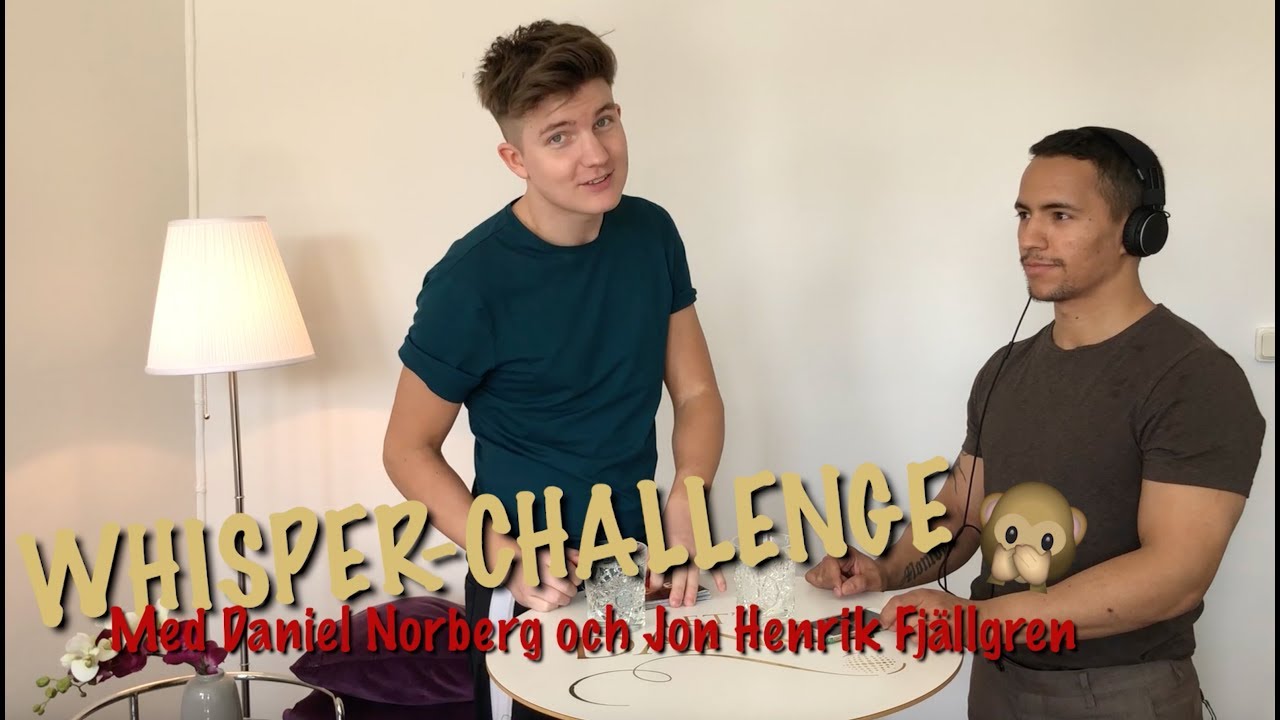 Whisper challenge med Daniel Norberg och Jon Henrik Fjällgren - Let's dance 2018
