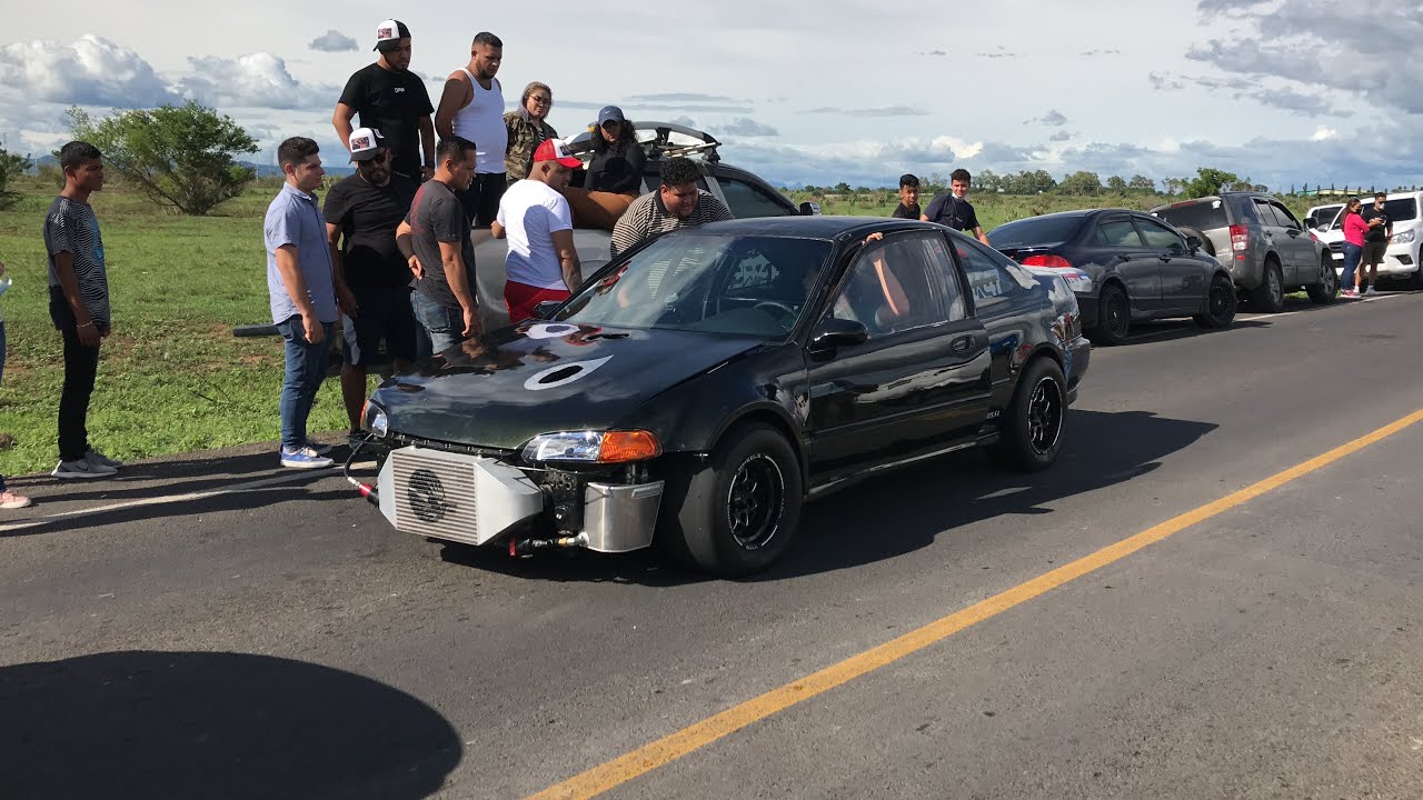 HONDA CIVIC TURBO VS NISSAN GTR JIMMY NOS VS PIOTER BURGOS|| NICARAGUA ||JOCA