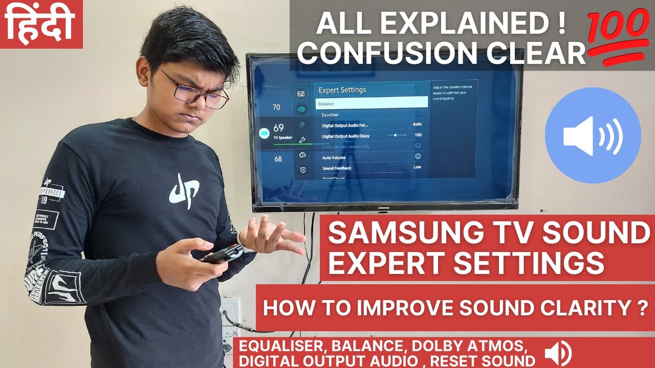 Samsung TV Sound Expert Settings To Improve Sound Clarity | All Explained 💯 Confusion Clear
