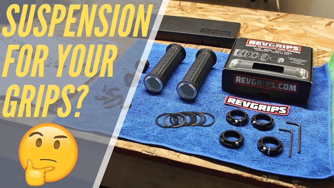 Revolution Suspension Pro Mountain Bike Grips overview!  Do they work?