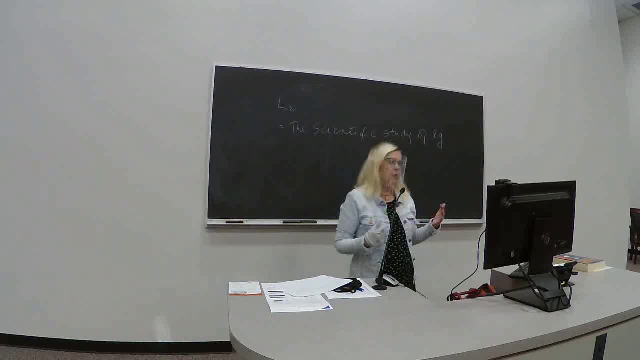 ENGL 3372 Intro to Linguistics Week 1 Lecture