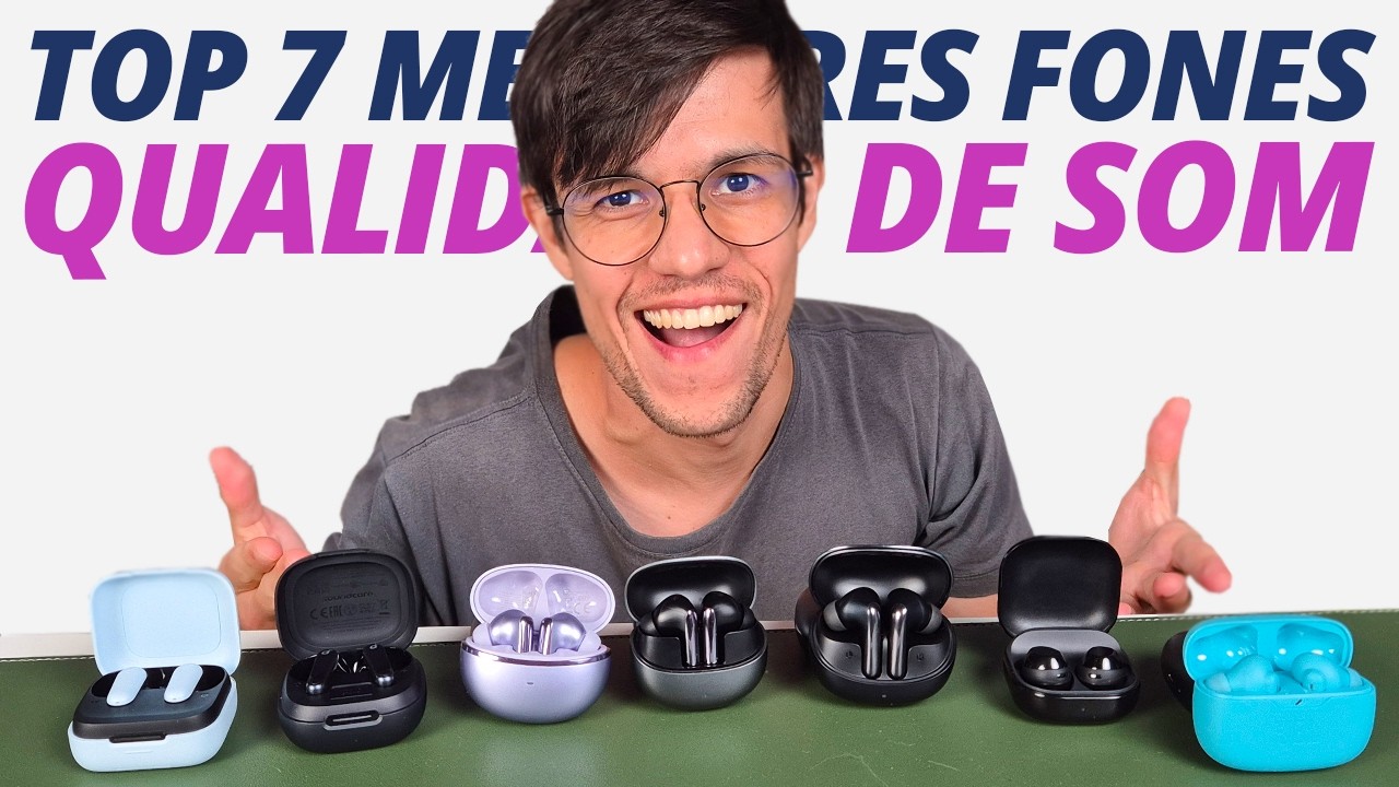 TOP 7 Melhores FONES BLUETOOTH em Qualidade de SOM 2026 - Qual é MELHOR?