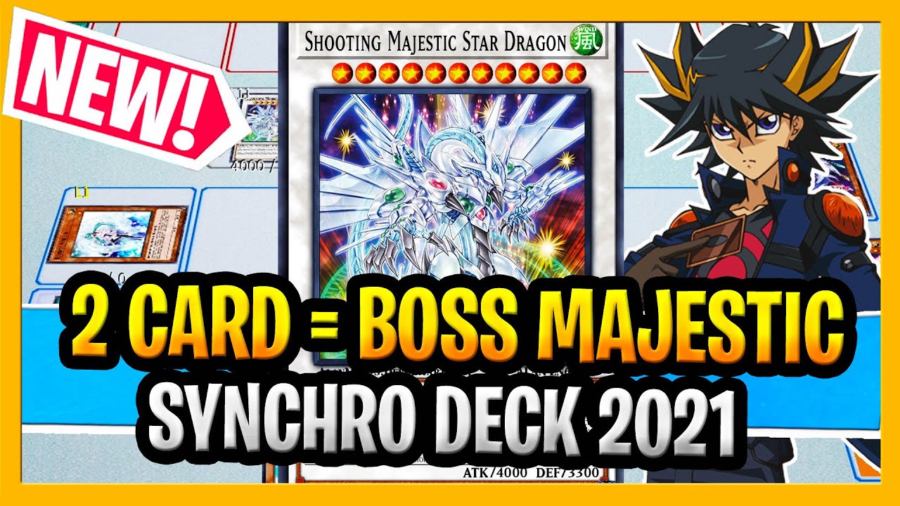 New 2 CARD Boss Shooting Majestic Star Dragon Gameplay Synchro Deck 2021 YuGiOh