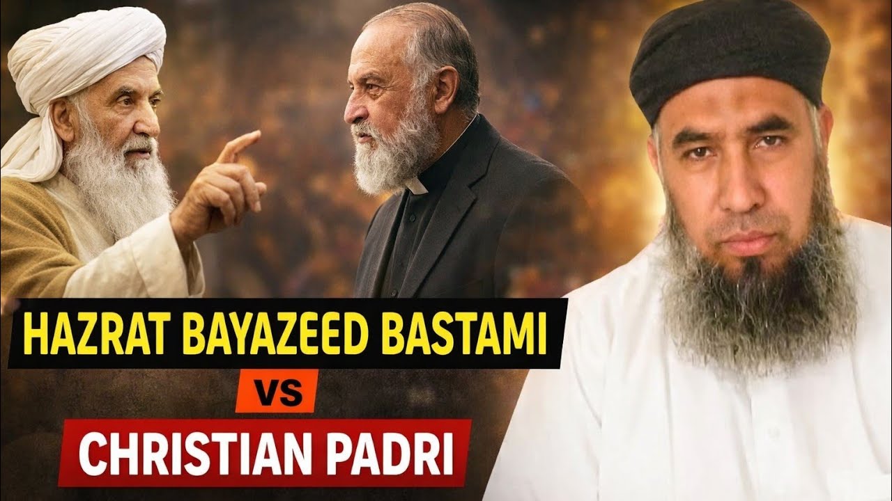Hazrat bayazeed bastami vs Christian Padri Molana Ghareeb Nawaz😭#latest video مولانا غریب نواز