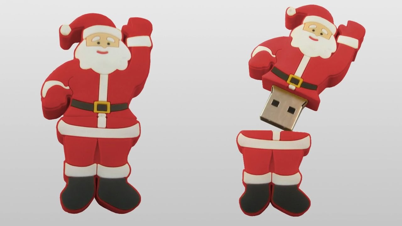 USB Stick Weihnachtsmann Santa Claus: Werbegeschenk f&uuml;r Weihnachten