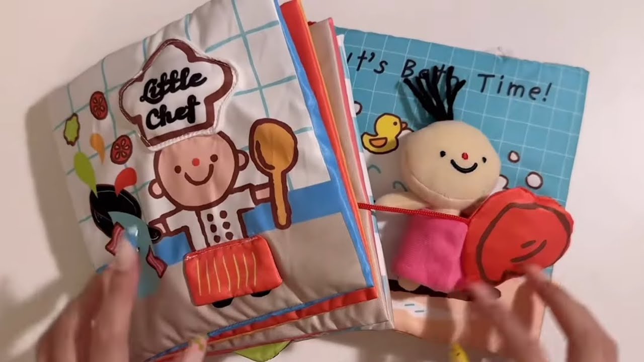 [💸toy asmr💸] 25 minutes Fabric book📚ASMR 헝겊책