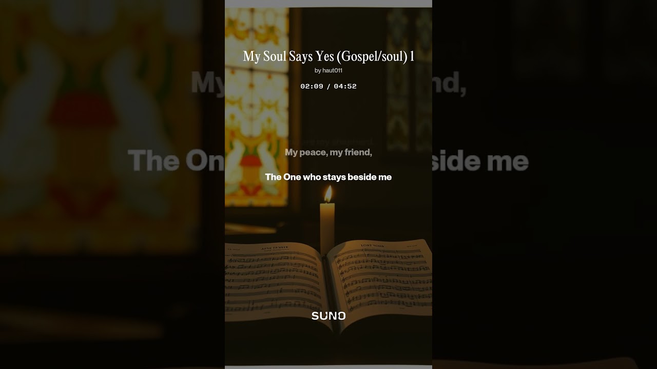My Soul Says Yes (Gospel soul)