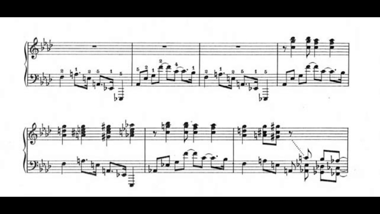 George Gershwin - Crazy Rhythm (Fascinatin' Rhythm) for Piano (1928) [Score-Video]
