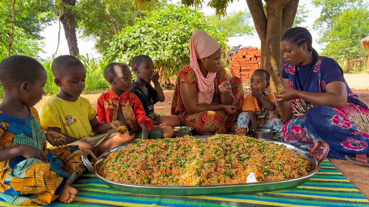 African village life #cooking village food for Breakfast