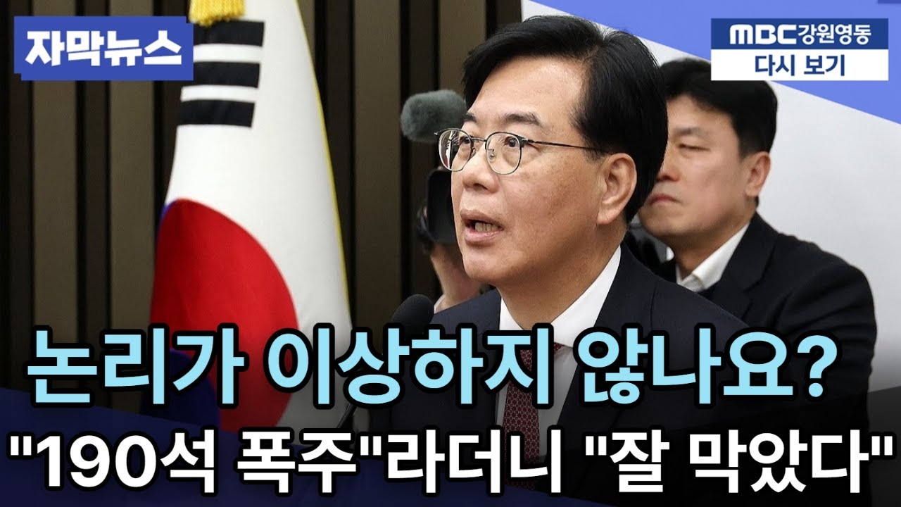 관세 25% 폭격에 '남 탓'만 무성 190석 폭주라더니? 