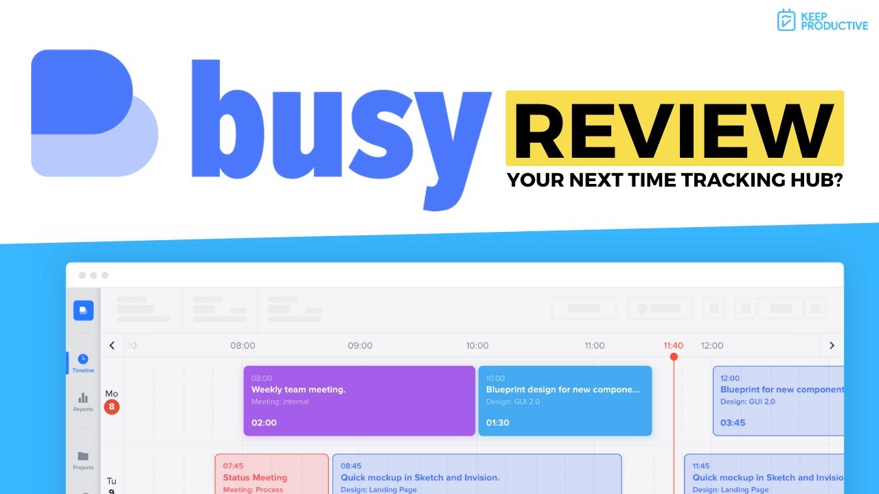 Busy Review: An Elegant Hub for Your Team's Time Tracking Needs? | Keep Productive